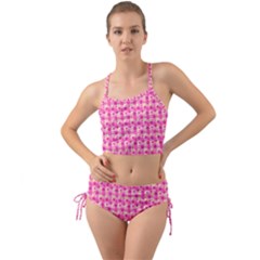 Hana Tsurukusa Heart Pink Mini Tank Bikini Set by Pakrebo