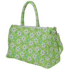 Zephyranthes Candida White Flowers Duffel Travel Bag