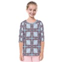 Pattern Cross Geometric Shape Kids  Quarter Sleeve Raglan Tee View1