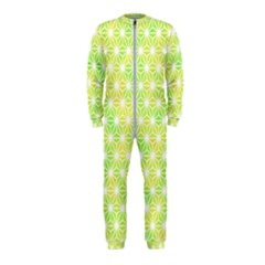 Traditional Patterns Hemp Pattern Green Onepiece Jumpsuit (kids) by Pakrebo