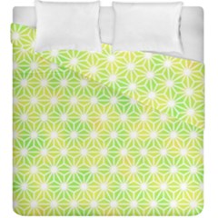 Traditional Patterns Hemp Pattern Green Duvet Cover Double Side (king Size) by Pakrebo