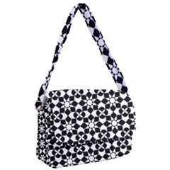 Mosaic Floral Repeat Pattern Courier Bag