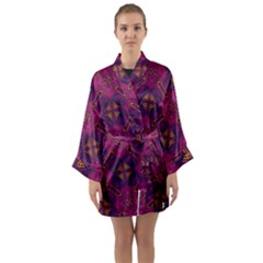 Backdrop Background Cloth Colorful Long Sleeve Kimono Robe by Pakrebo