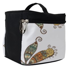 Pattern Dragonfly Background Make Up Travel Bag (small)