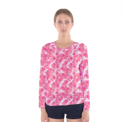 Phlox Spring April May Pink Women s Long Sleeve Tee by Pakrebo