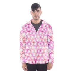 Traditional Patterns Hemp Pattern Hooded Windbreaker (men)