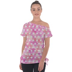 Traditional Patterns Hemp Pattern Tie-up Tee