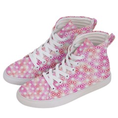 Traditional Patterns Hemp Pattern Women s Hi-top Skate Sneakers