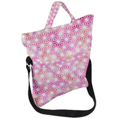 Traditional Patterns Hemp Pattern Fold Over Handle Tote Bag