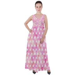 Traditional Patterns Hemp Pattern Empire Waist Velour Maxi Dress