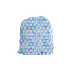 Traditional Patterns Hemp Pattern Drawstring Pouch (medium) by Pakrebo