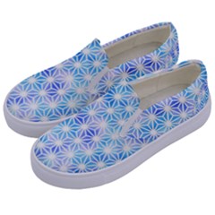 Traditional Patterns Hemp Pattern Kids  Canvas Slip Ons by Pakrebo