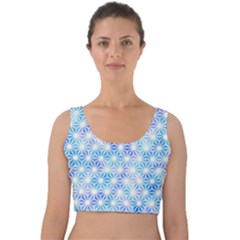 Traditional Patterns Hemp Pattern Velvet Crop Top