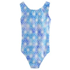 Traditional Patterns Hemp Pattern Kids  Cut-out Back One Piece Swimsuit