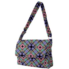 Pattern Wallpaper Background Full Print Messenger Bag