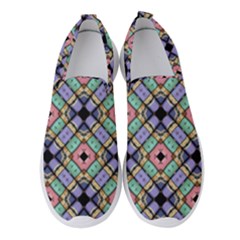 Pattern Wallpaper Background Women s Slip On Sneakers