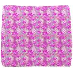 Maple Leaf Plant Seamless Pattern Pink Seat Cushion by Pakrebo