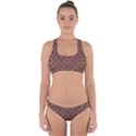 Pattern Decoration Art Ornate Cross Back Hipster Bikini Set View1