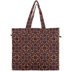 Pattern Decoration Art Ornate Canvas Travel Bag