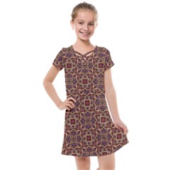 Pattern Decoration Art Ornate Kids  Cross Web Dress