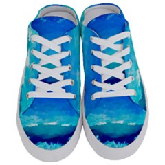 Blue Sky Artwork Drawing Painting Half Slippers