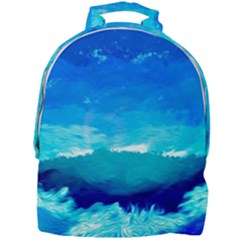 Blue Sky Artwork Drawing Painting Mini Full Print Backpack