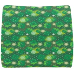 4 Leaf Clover Star Glitter Seamless Seat Cushion by Pakrebo