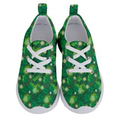 4 Leaf Clover Star Glitter Seamless Running Shoes