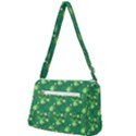 4 Leaf Clover Star Glitter Seamless Front Pocket Crossbody Bag View2