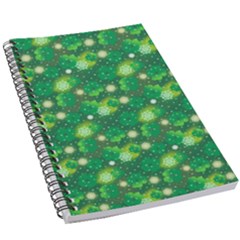 4 Leaf Clover Star Glitter Seamless 5 5  X 8 5  Notebook