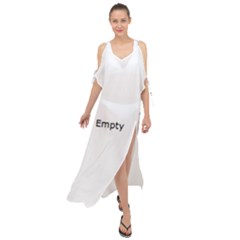 Mushroom Lifespin Maxi Chiffon Cover Up Dress