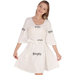 Mushroom Lifespin Velour Kimono Dress