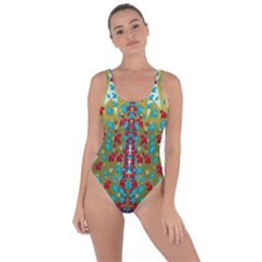 Raining Paradise Flowers In The Moon Light Night Bring Sexy Back Swimsuit