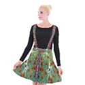 Raining Paradise Flowers In The Moon Light Night Suspender Skater Skirt View1