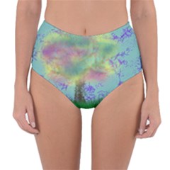 Paradise Reversible High-waist Bikini Bottoms