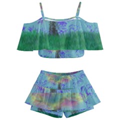 Paradise Kids  Off Shoulder Skirt Bikini