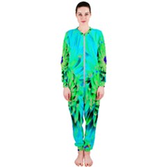 Aqua Cactus Dahlia Onepiece Jumpsuit (ladies) 