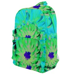 Aqua Cactus Dahlia Classic Backpack