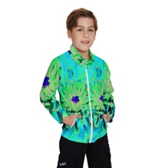 Aqua Cactus Dahlia Windbreaker (kids)