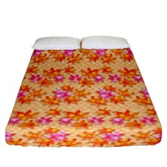 Maple Leaf Autumnal Leaves Autumn Fitted Sheet (california King Size) by Pakrebo