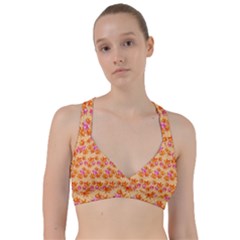 Maple Leaf Autumnal Leaves Autumn Sweetheart Sports Bra by Pakrebo