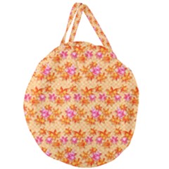 Maple Leaf Autumnal Leaves Autumn Giant Round Zipper Tote by Pakrebo