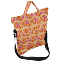 Maple Leaf Autumnal Leaves Autumn Fold Over Handle Tote Bag