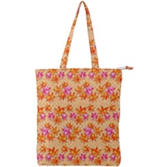 Maple Leaf Autumnal Leaves Autumn Double Zip Up Tote Bag by Pakrebo