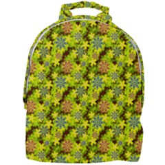 Flowers Yellow Red Blue Seamless Mini Full Print Backpack