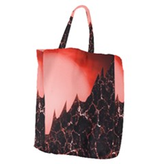 Sci Fi Red Fantasy Futuristic Giant Grocery Tote