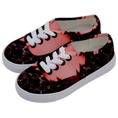 Sci Fi Red Fantasy Futuristic Kids  Classic Low Top Sneakers by Pakrebo