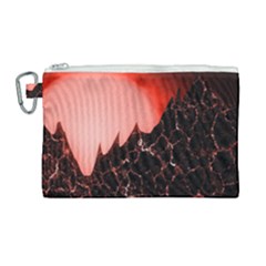 Sci Fi Red Fantasy Futuristic Canvas Cosmetic Bag (large)