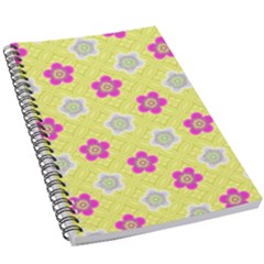 Traditional Patterns Plum 5 5  X 8 5  Notebook