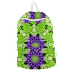 Pattern Abstract Background Art Green Foldable Lightweight Backpack